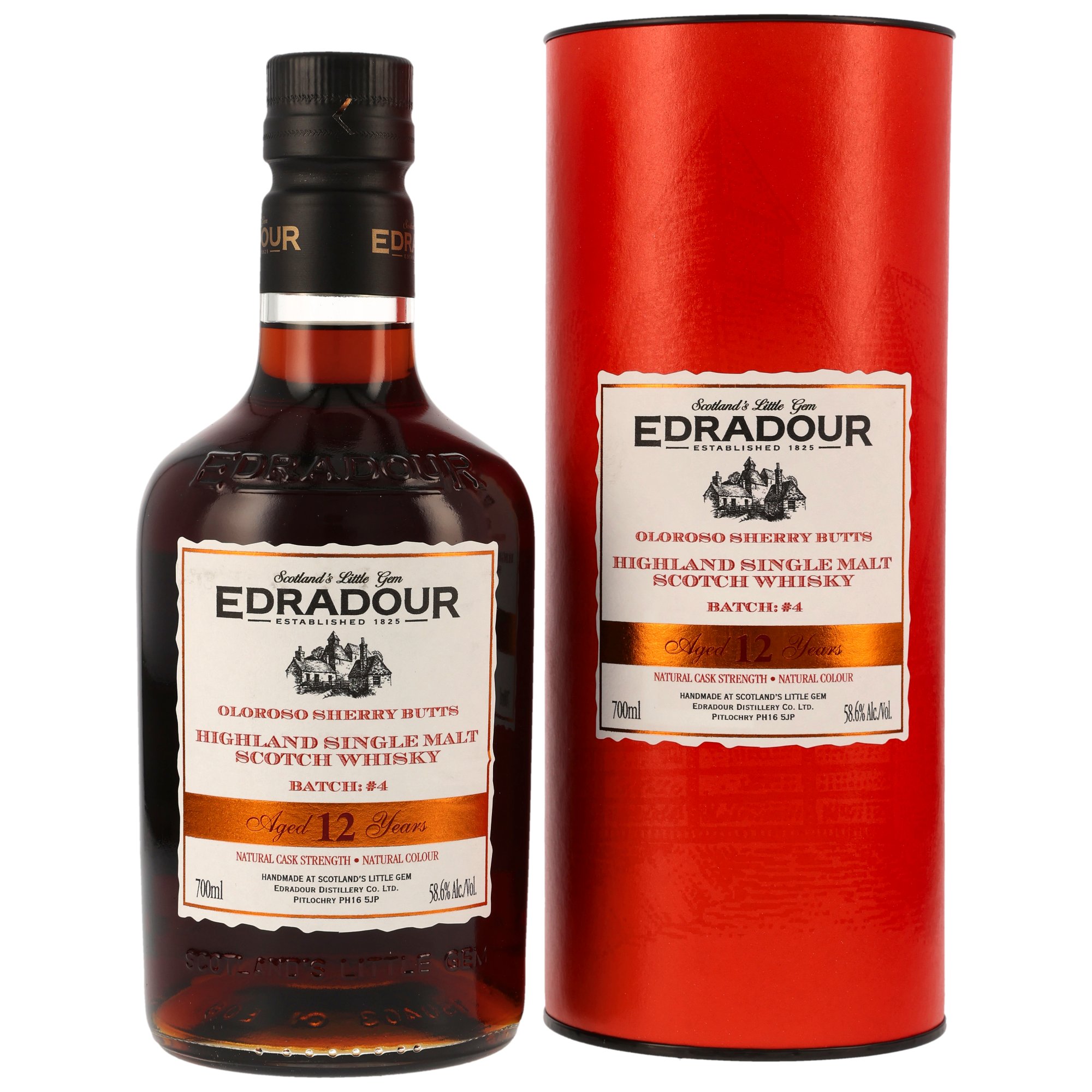 Edradour 12yo Cask Strength Batch #4 - 1st fill Oloroso Sherry Butts