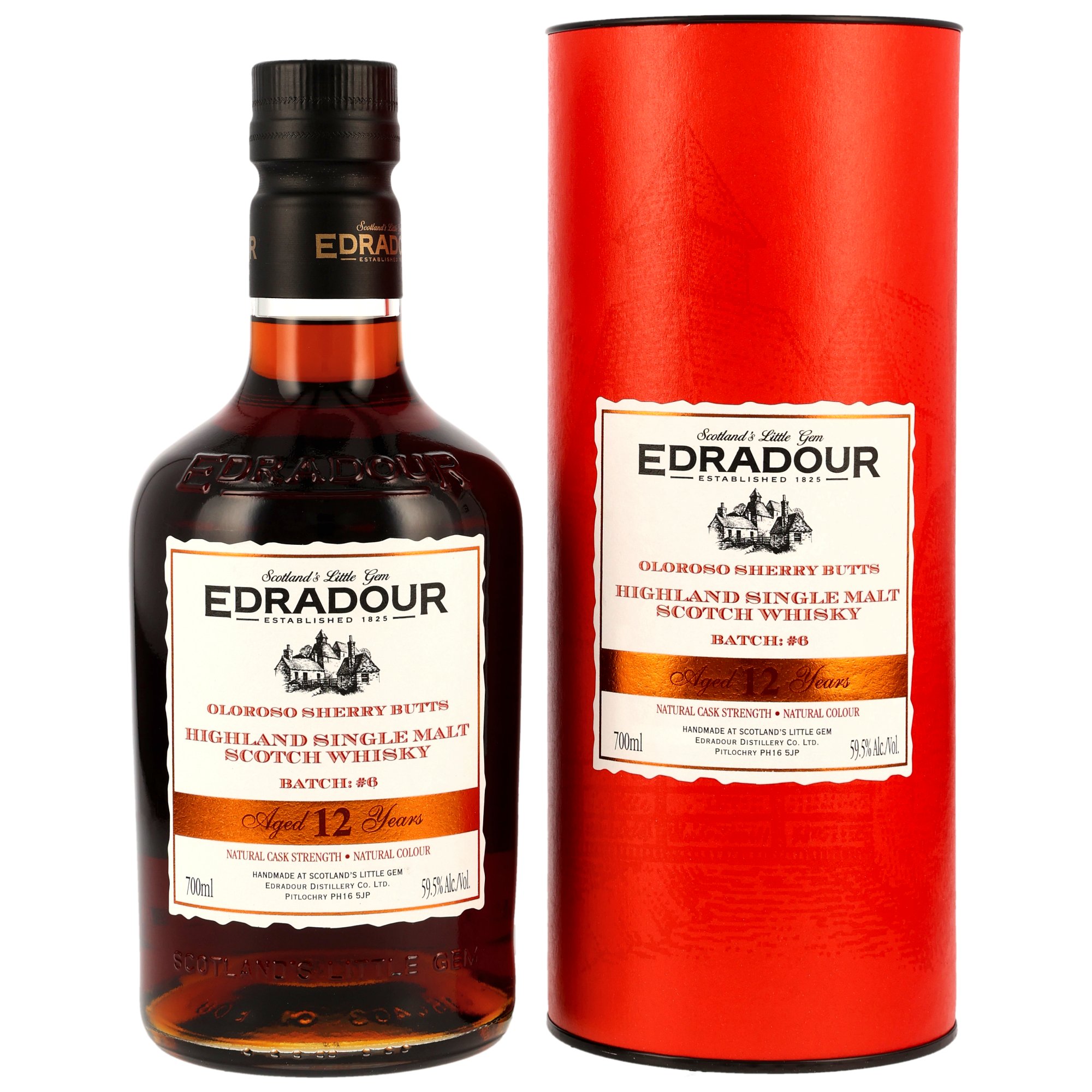 Edradour 12yo Cask Strength Batch #6 - 1st fill Oloroso Sherry Butts