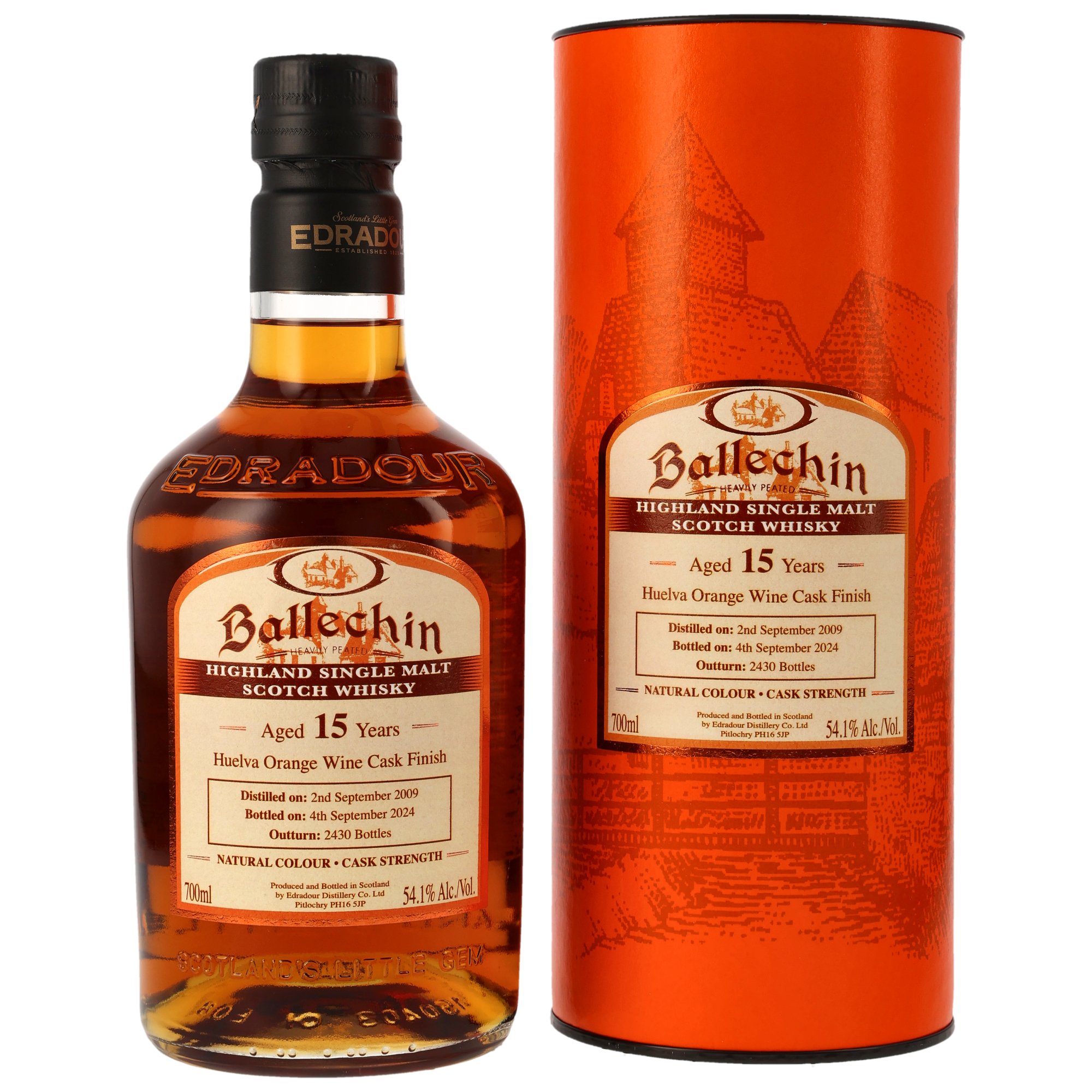 Ballechin 2009/2024 - 15 y.o. Cask Strength - Orange Wine Cask