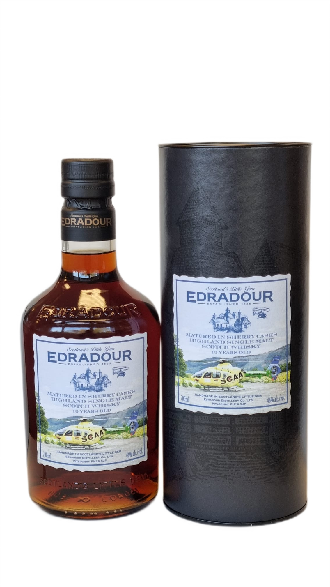 Edradour 10YO Air Ambulance Charity Bottling