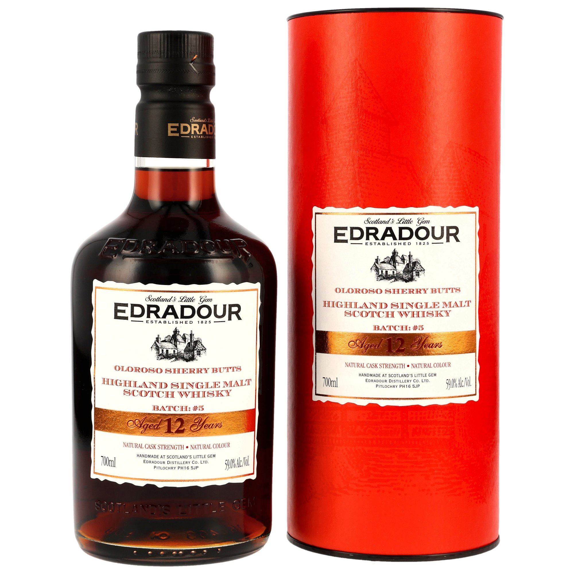 Edradour 12yo Cask Strength Batch #5 - 1st fill Oloroso Sherry Butts